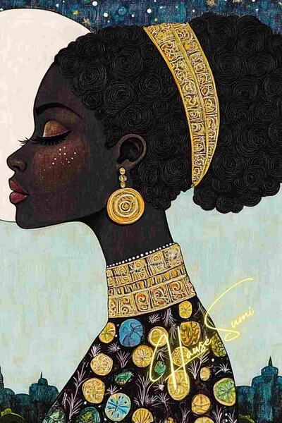 Moonlit Royalty Print