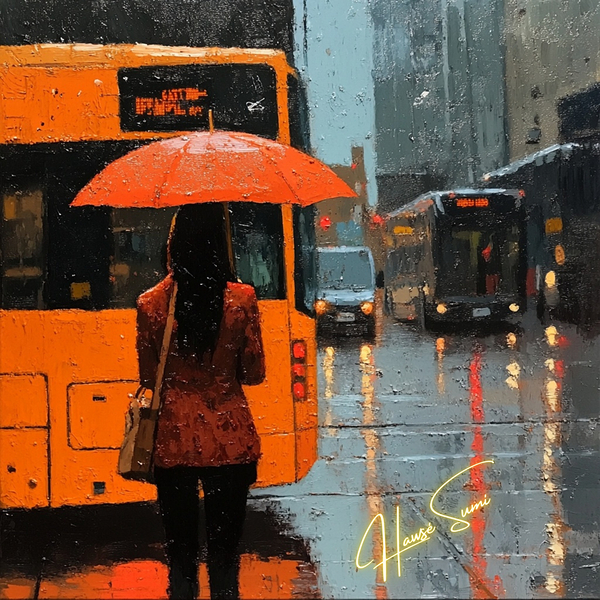 She Waited in Colo Print