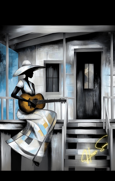 Porchside Echoes Print