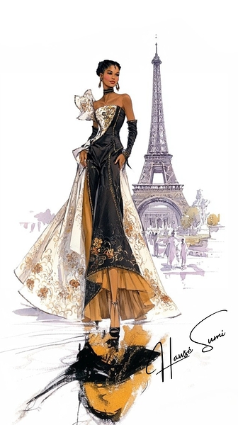 Baroque Heiress Print