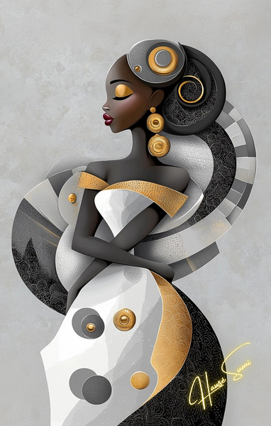 Wrapped in Royal Geometry by Hawse Sumi