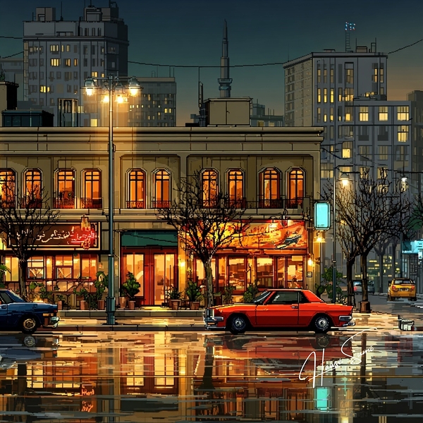 Reflections of Tehran by Hawse Sumi