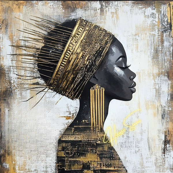 Crowned in Steel & Silence Print