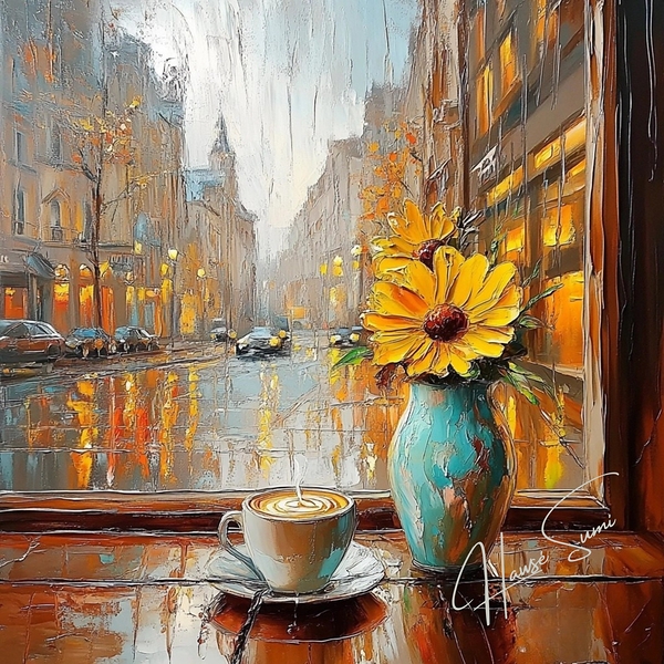 Latte After the Storm Print