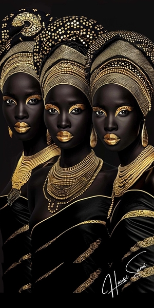 Triumphant Sisters Print