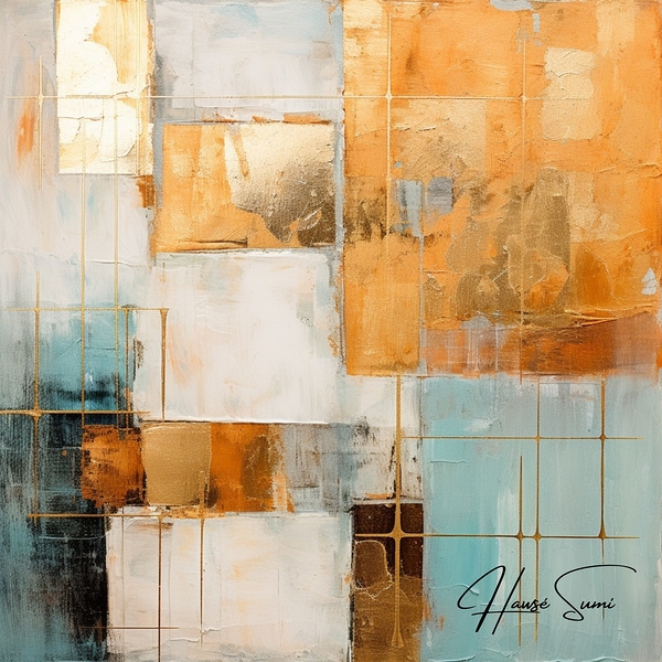 Gilded Pathways Print