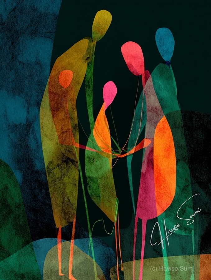 Gathering of Light  Print