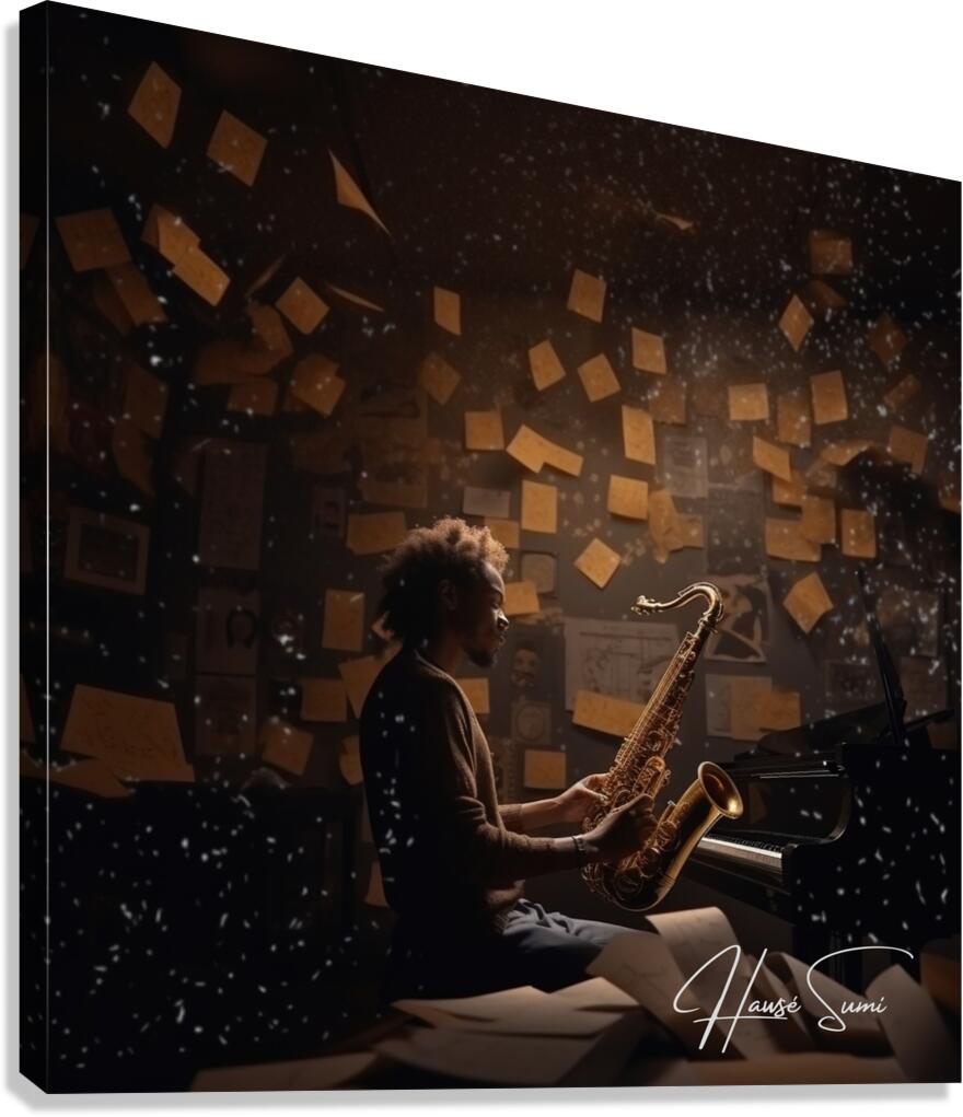 Notes in the Night Canvas Print