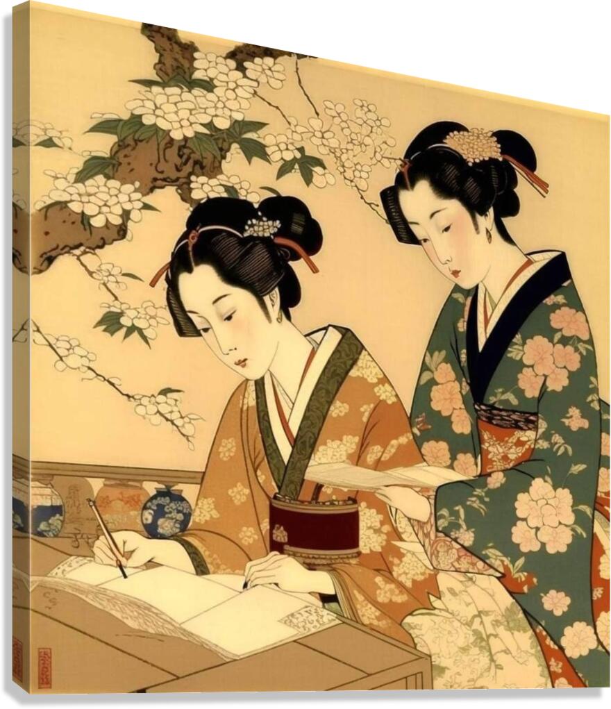 Sakura Scholars Canvas Print