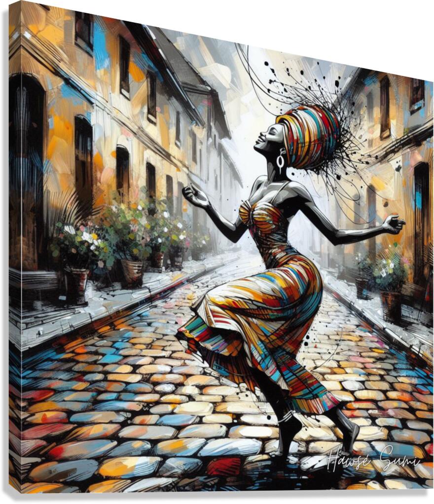 Graceful Harmony Canvas Print