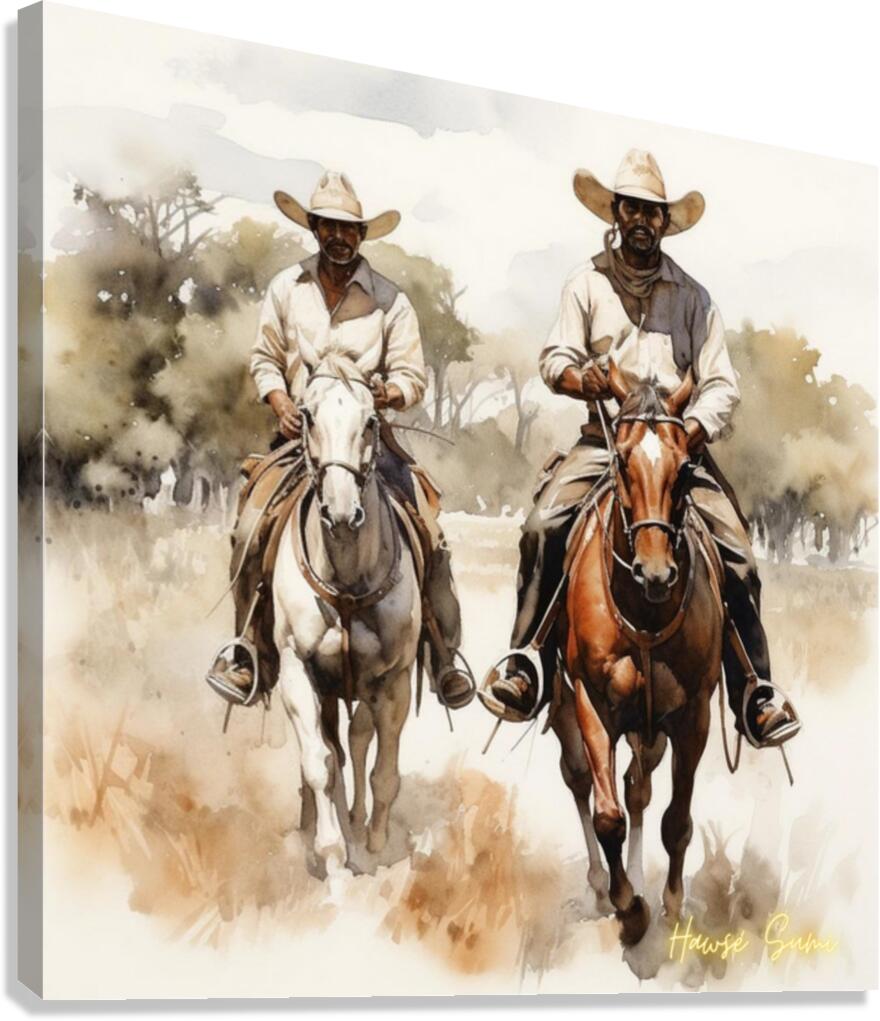 Trailblazers of the West Canvas Print