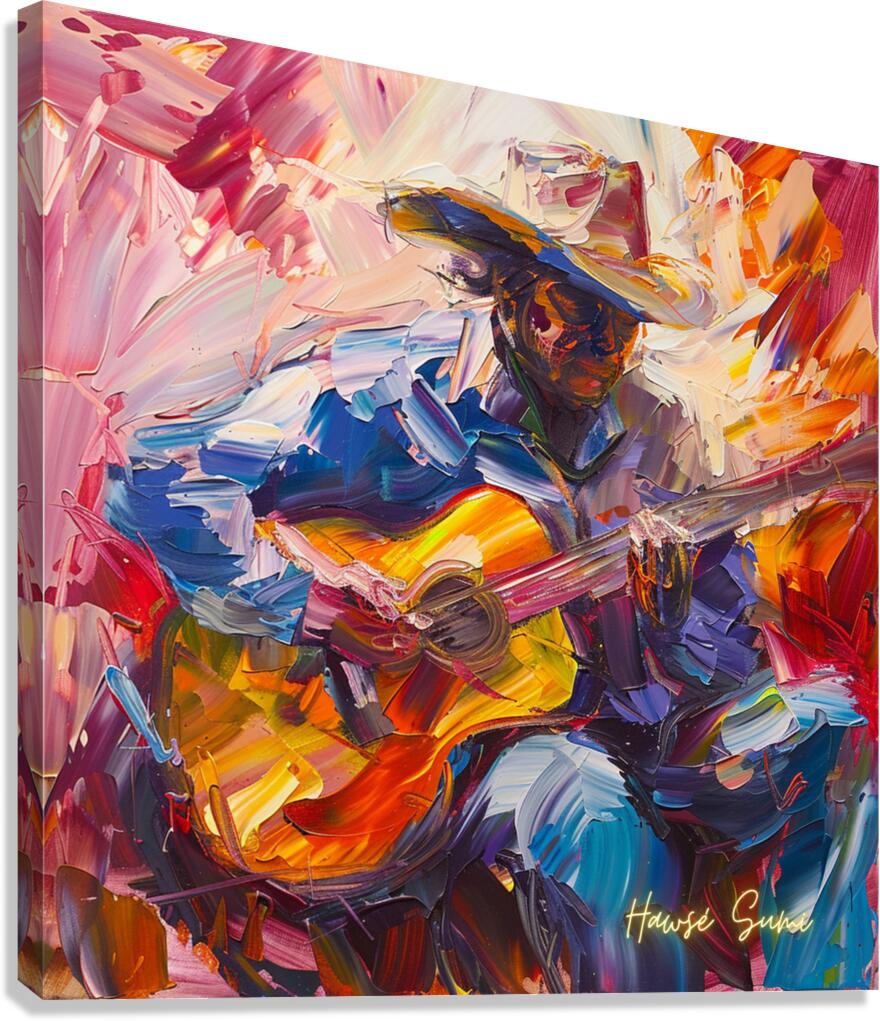 Harmony in the Brushstrokes Canvas Print