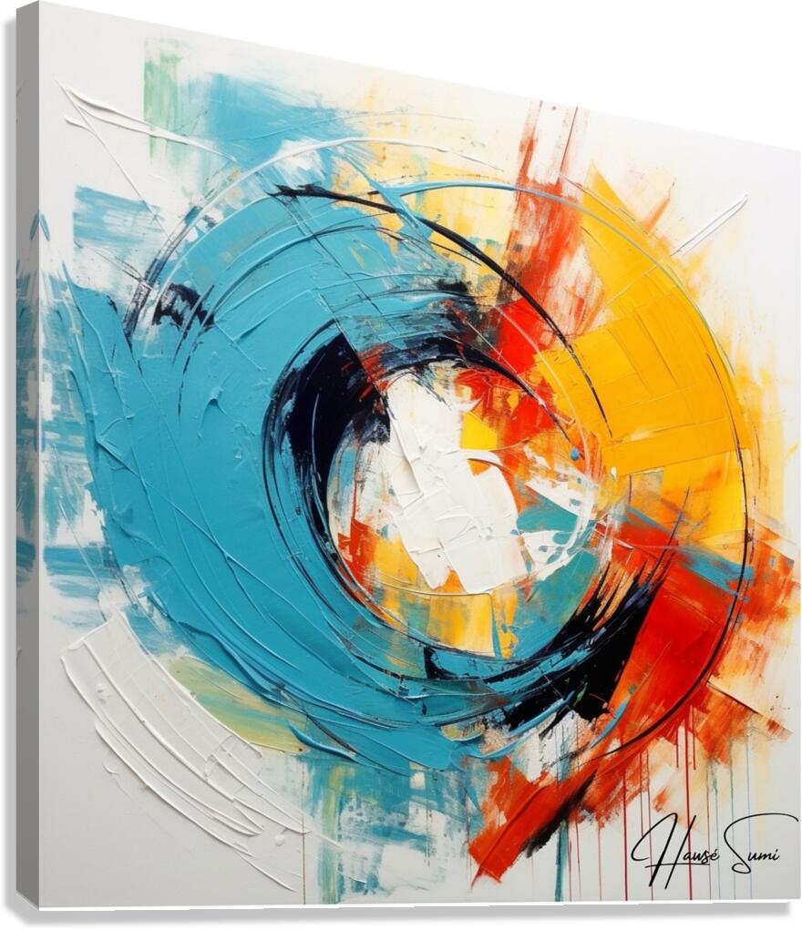 Celestial Confluence Canvas Print