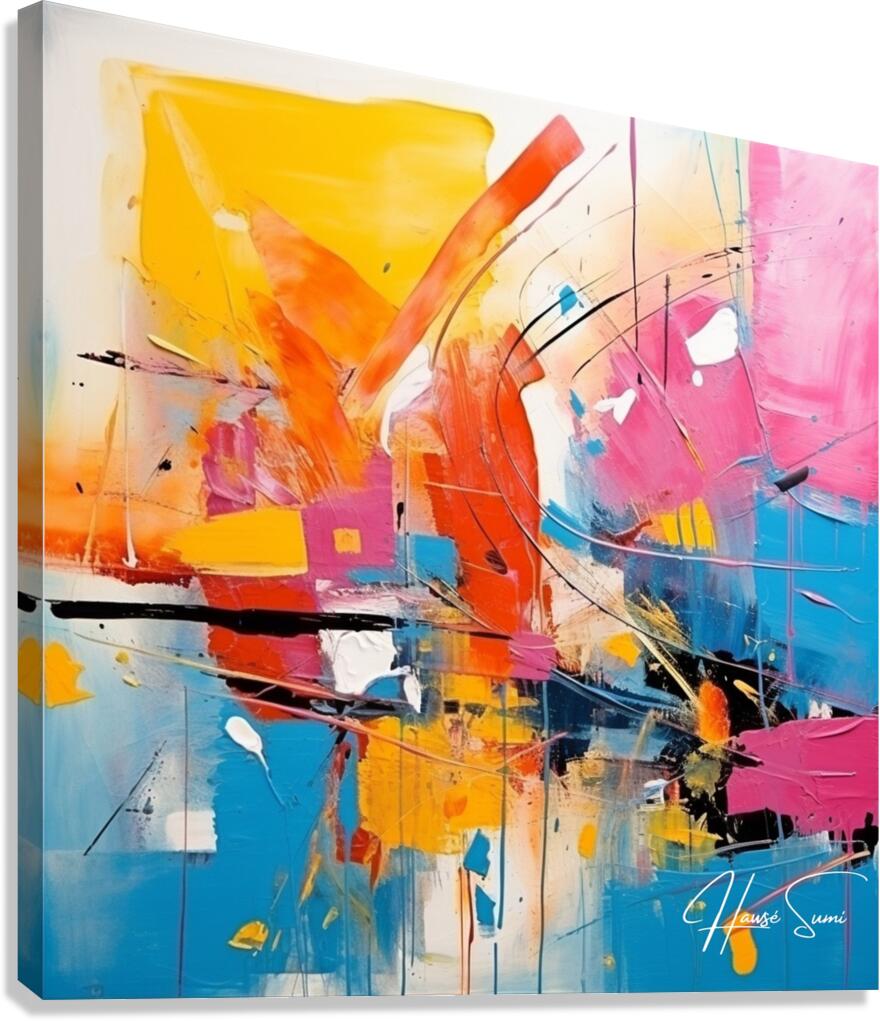 Ebullient Symphony Canvas Print