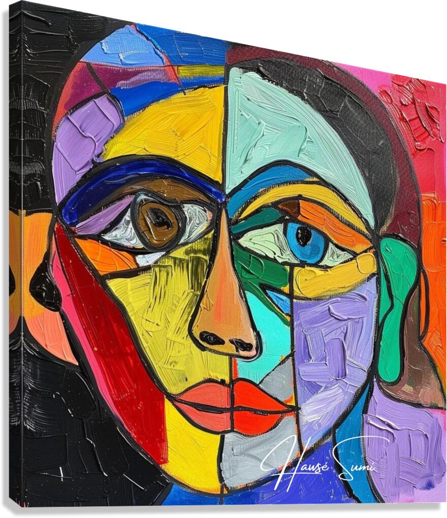 Fragmented Self Canvas Print