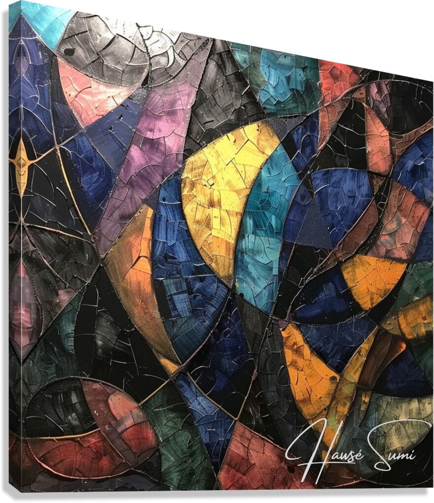 Fragmented Reality Canvas Print