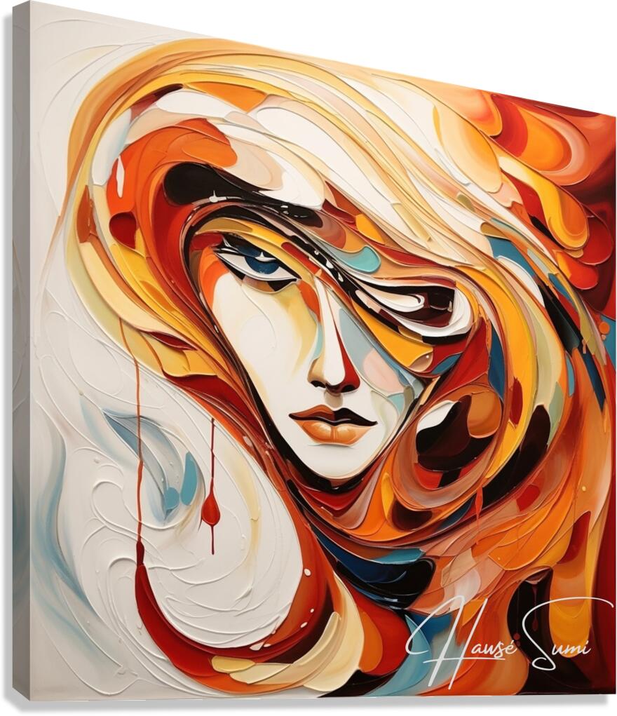 Flowing Emotions Canvas Print