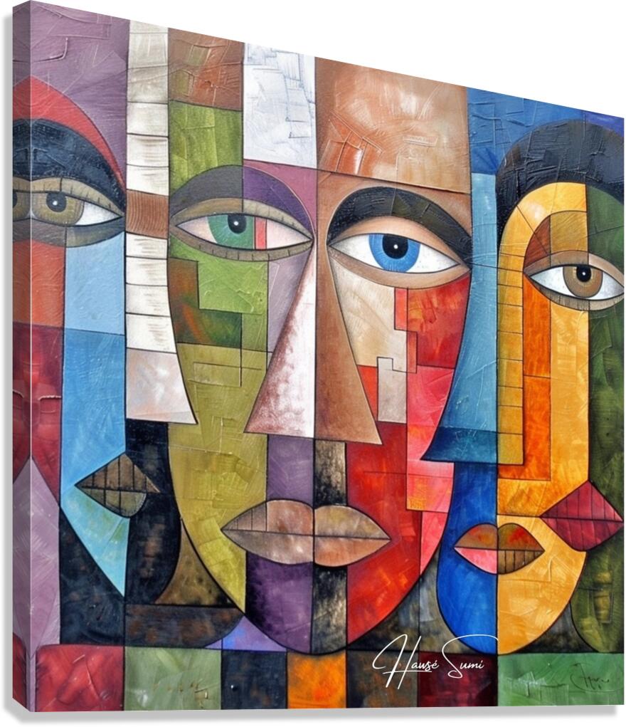 Mosaic of Emotions Canvas Print