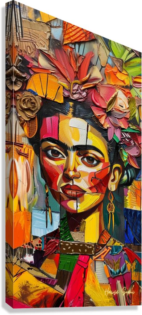 Petals of Pain and Passion Canvas Print