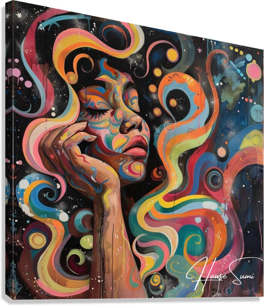 Cosmic Dreamscape Canvas Print