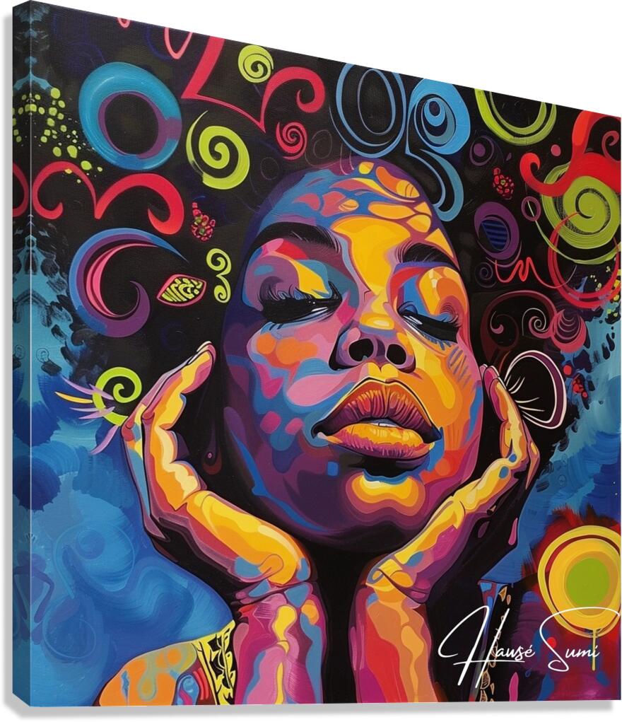 Kaleidoscopic Muse Canvas Print