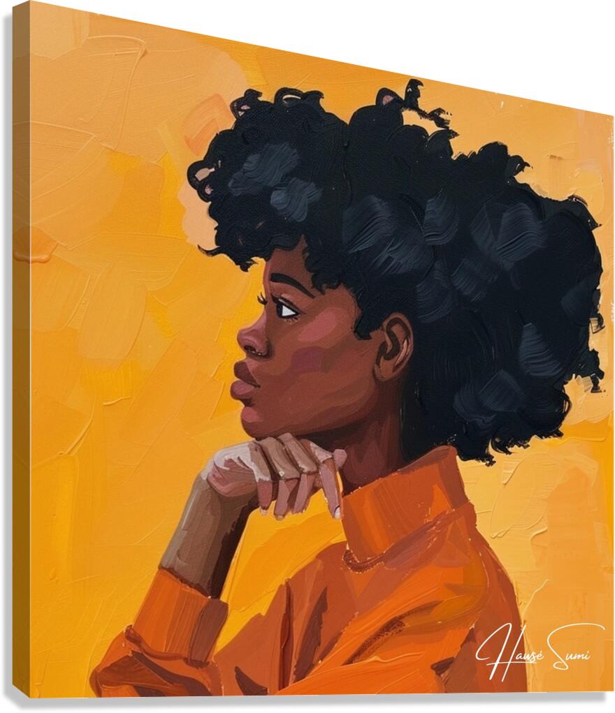 Bold Contemplation Canvas Print