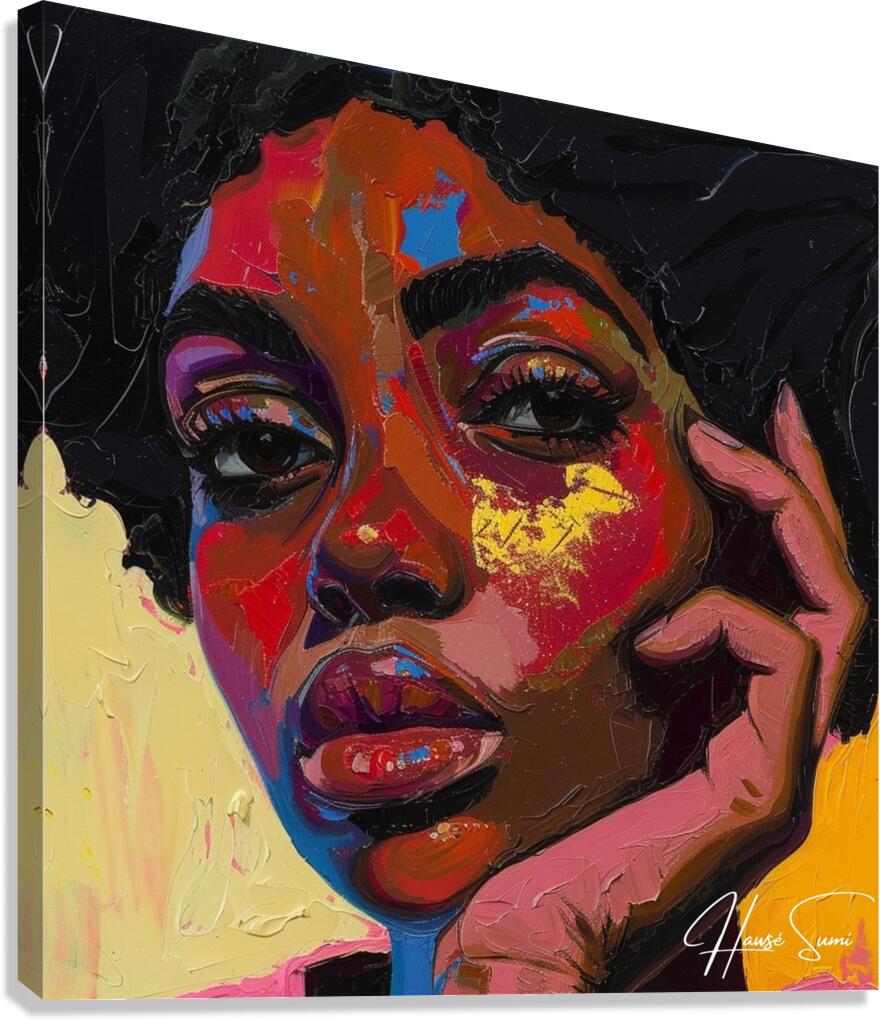 Vibrant Introspection Canvas Print