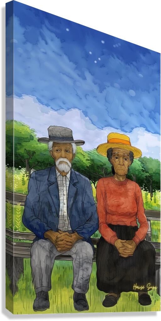 Fields of Reflection Canvas Print