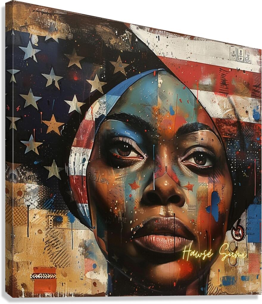 Patriotic Reflection Canvas Print