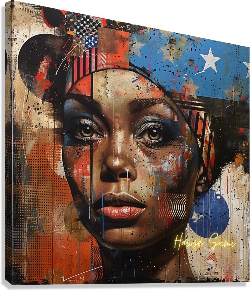 Patriotic Elegance Canvas Print