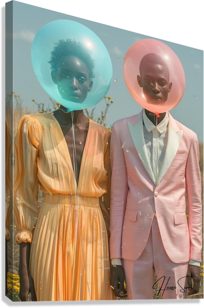 Pastel Harmony Canvas Print