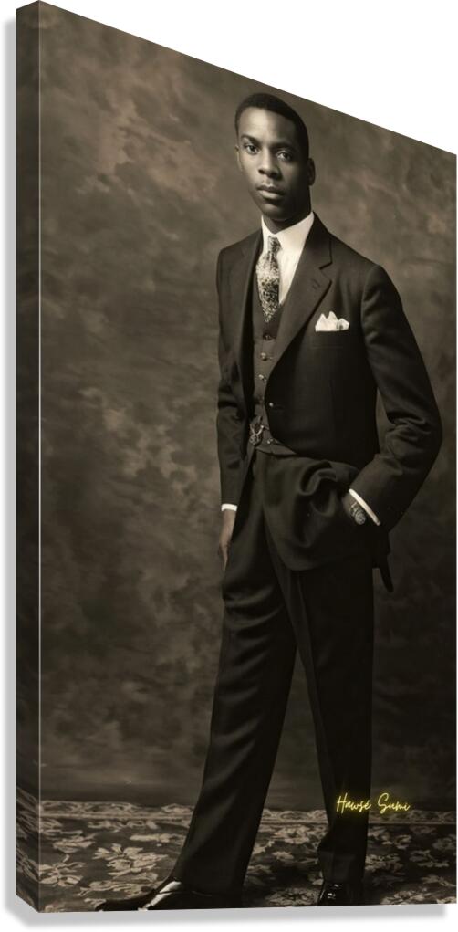 Classic Gentleman Canvas Print