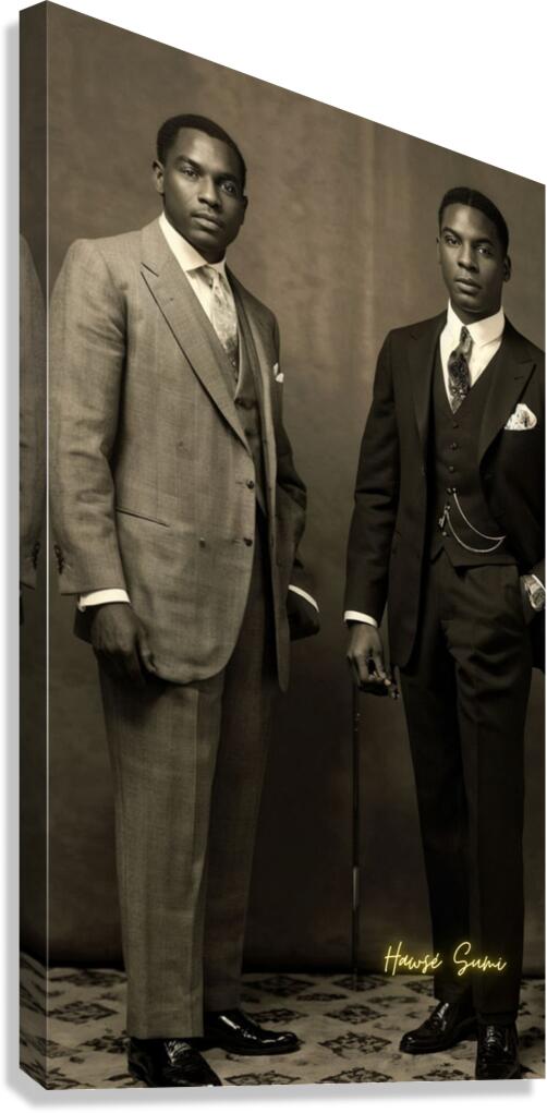 Brothers in Style Canvas Print