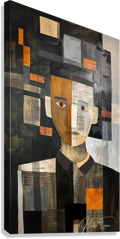 Structured Silence Canvas Print