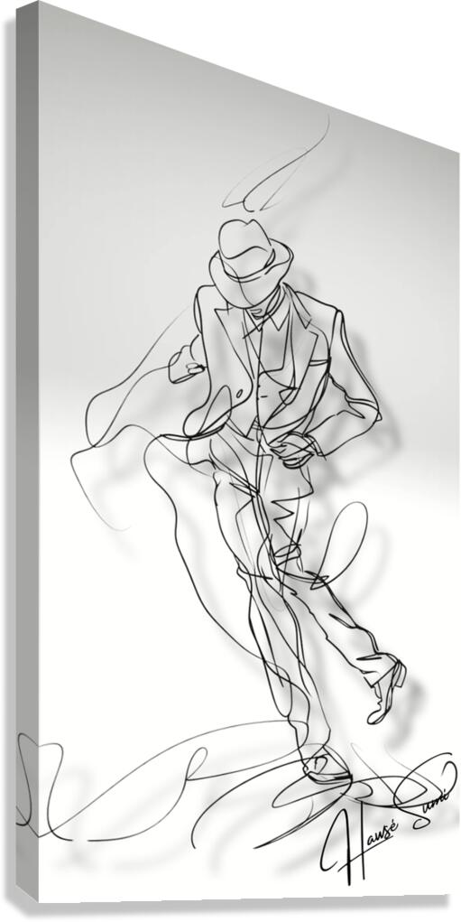 Jazz Elegance Canvas Print