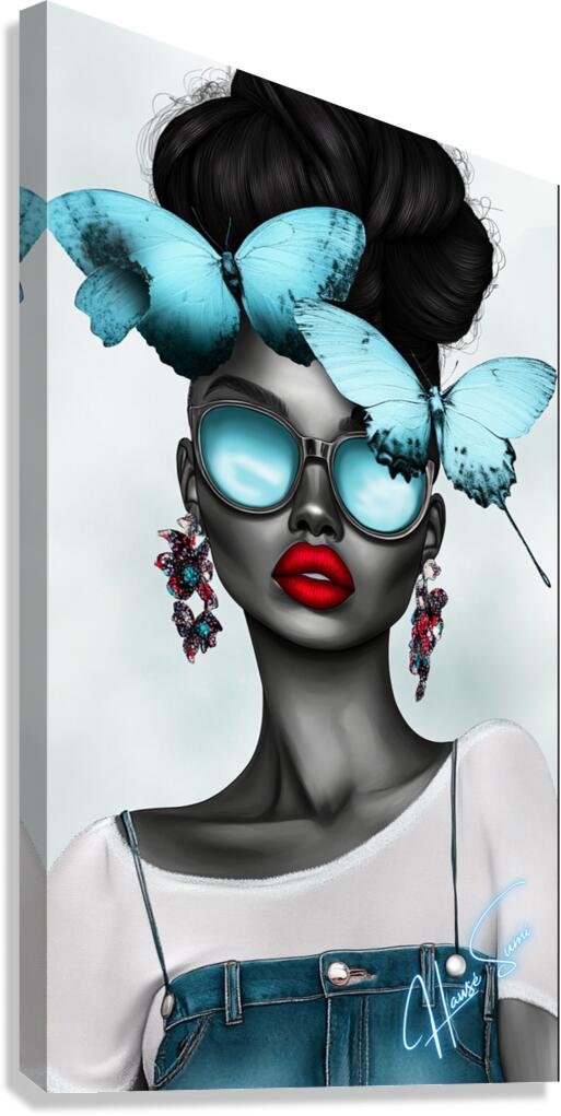 Aqua Allure Canvas Print