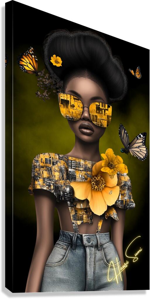 Urban Monarch Canvas Print