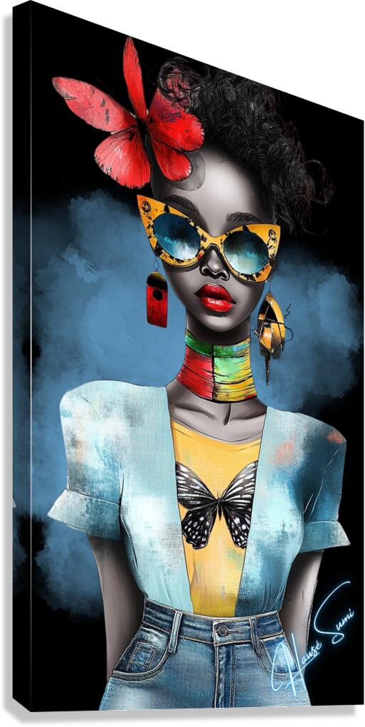 Crimson Couture Canvas Print