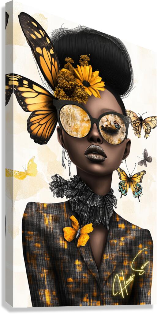 Golden Gaze Canvas Print