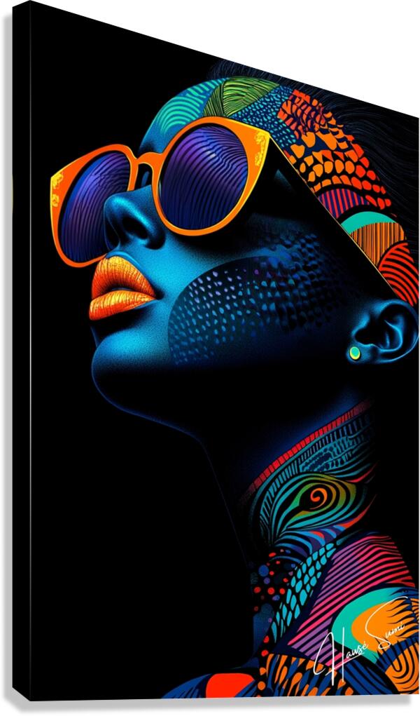 Neon Reverie Canvas Print