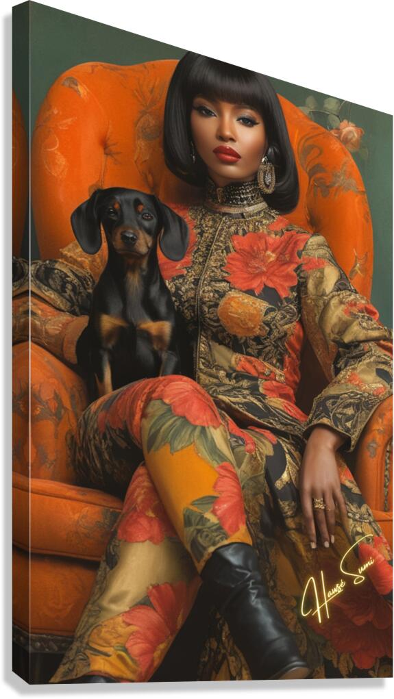 Golden Throne Canvas Print