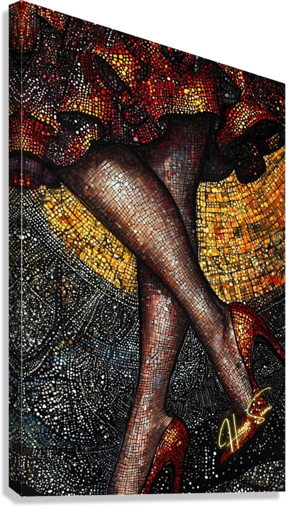 Ember Waltz Canvas Print