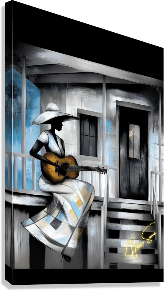 Porchside Echoes Canvas Print