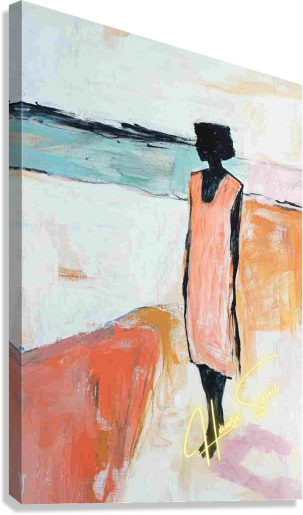 She Walked With Quiet Fire Canvas Print