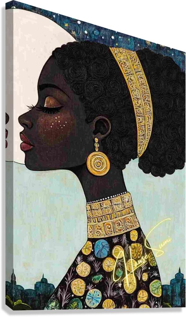 Moonlit Royalty Canvas Print