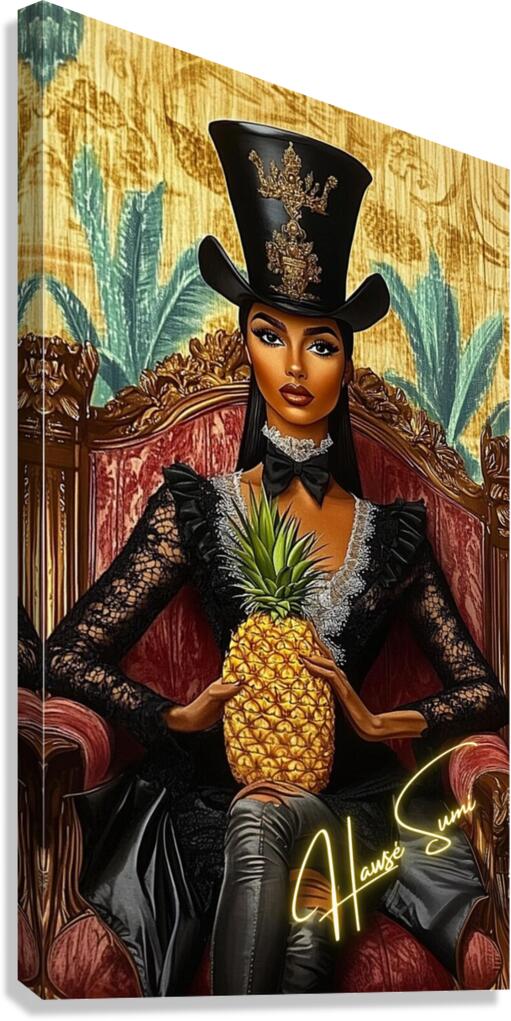 Gilded Noir Canvas Print