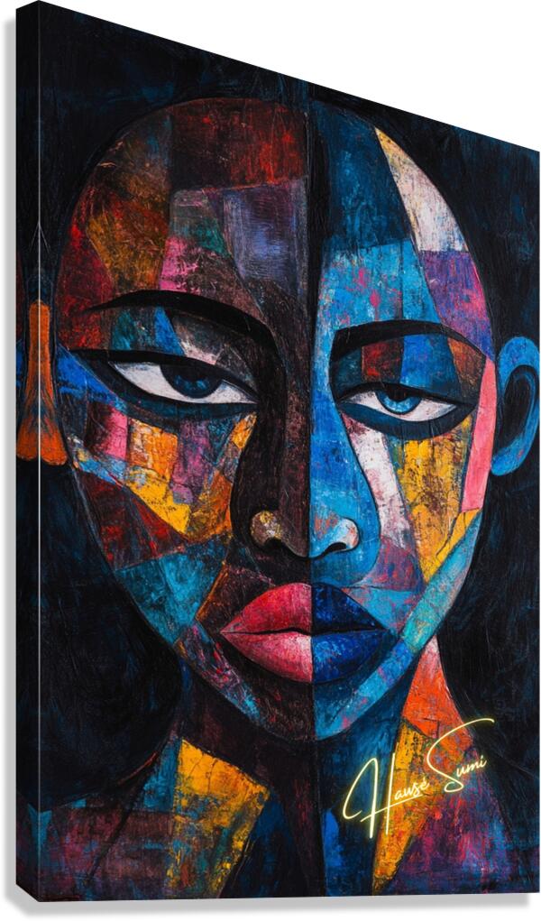 Split Frequencies Canvas Print