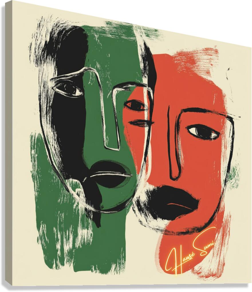 Reparations in Hue Canvas Print