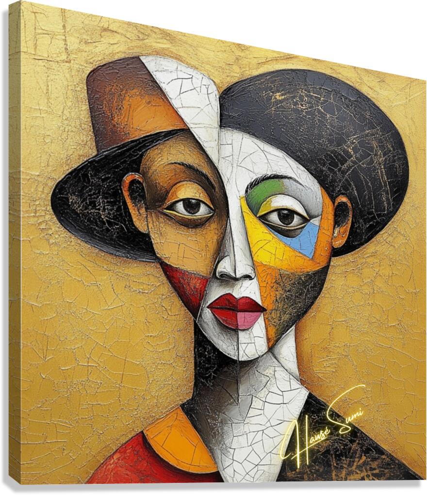 Fractured Elegance Canvas Print