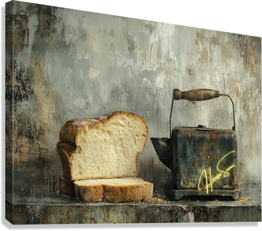 Hunger & Heat: A Rusted Morning Canvas Print